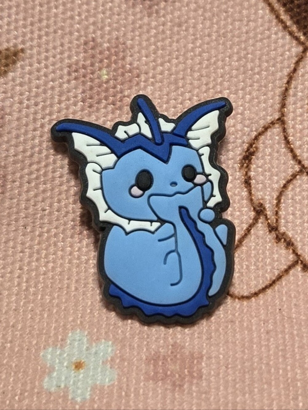 3/$10 Vaporeon Pokémon Jibbitz Croc Charm Eeveelution Water Type